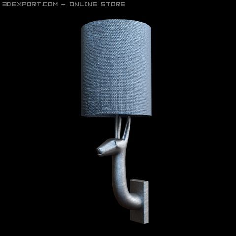 Sconce Lamp Contemporary Style 3d Model In Wall Lights 3dexport