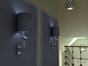 sconce lamp contemporary style 3D 모델