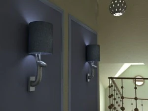 lumin&aacute;ria de arandela estilo contempor&acirc;neo Modelo 3D