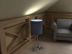 duck foot lamp 3D Model