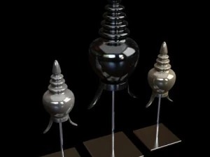 装飾アクセサリーフィニアル 3Dモデル