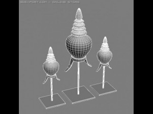 decorative accessories finials 3D Model
