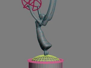 emmy award trophy 3D Model