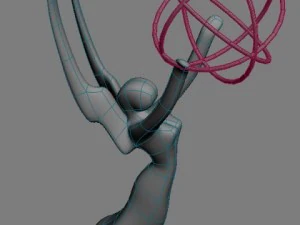 emmy award trophy 3D Model
