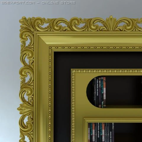 entertainment center vismara wall cinema 3D Model .c4d .max .obj .3ds .fbx .stl .blend 