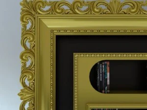 centro divertimenti vismara cinema a parete Modello 3D