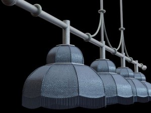 billiard table light fixture 3D Model