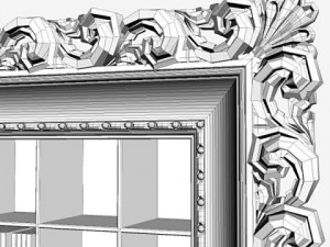 entertainment center vismara cd dvd shelves 3D Модель