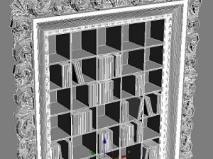 centro intrattenimento vismara scaffali cd dvd Modello 3D