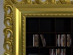 centro intrattenimento vismara scaffali cd dvd Modello 3D