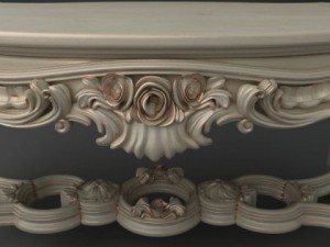 elegant baroque table 3Dモデル