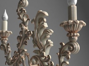candelabrum sconce light 3D Model