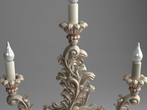 candelabrum sconce light 3D Model