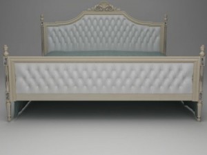 traditional style bed Modèle 3D