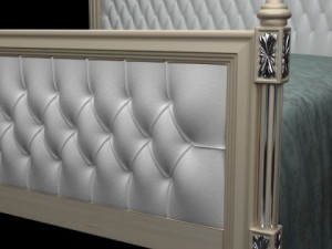 traditional style bed Modèle 3D