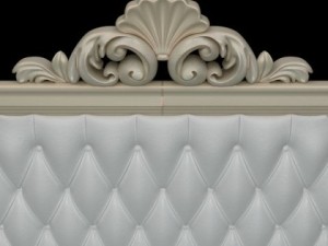 traditional style bed Modèle 3D