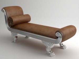 chaise bench andrea fanfani 3D Model