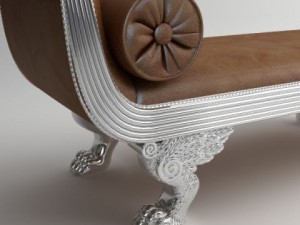chaise bench andrea fanfani Modèle 3D