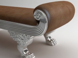 chaise bench andrea fanfani Modèle 3D