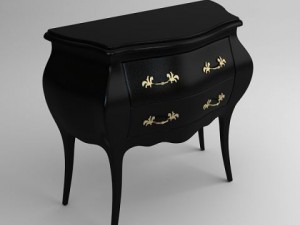 selva chest nightstand curbstone 3D 모델