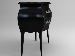 selva chest nightstand curbstone 3D 모델