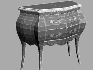 selva chest nightstand curbstone 3D 모델