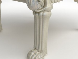 royal leather armchair Model 3D