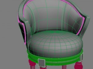 bar chair Modelo 3D