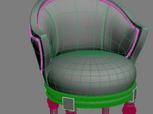 bar chair 3D Model