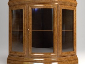 display case cabinet vitrine 3D Модель