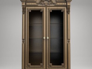 antique display cabinet 3Dモデル
