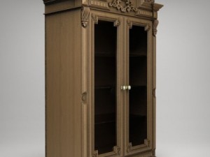antique display cabinet 3D Model