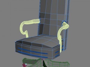 office armchair 3Dモデル