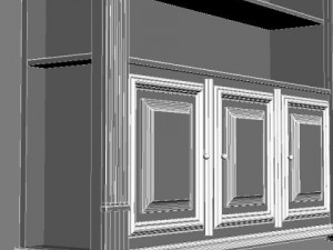 display case cabinet 3D 模型
