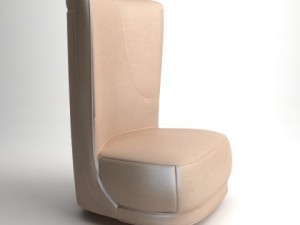 baxter etienne bergere revolving chair 3D Model