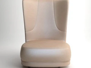 baxter etienne bergere revolving chair 3D Model
