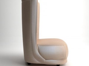 baxter etienne bergere revolving chair 3D Модель
