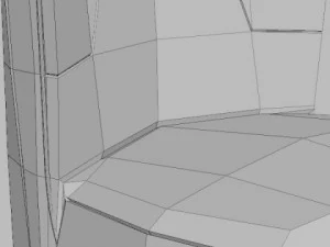 baxter etienne bergere revolving chair 3D Model