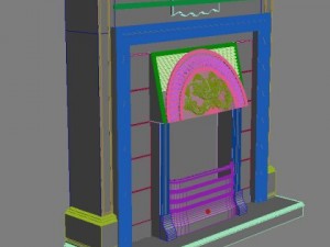 fireplace 3D मॉडल