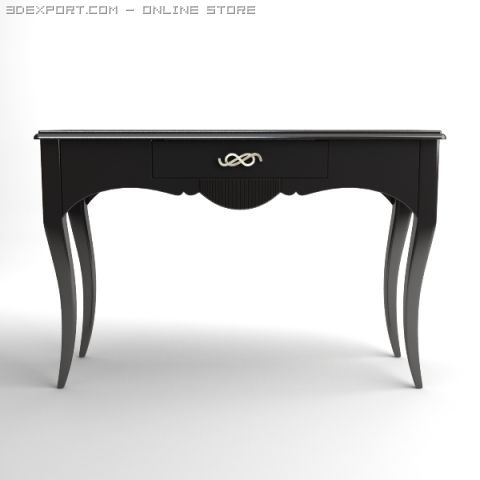 console table 3Dモデル .c4d .max .obj .3ds .fbx .stl .blend 
