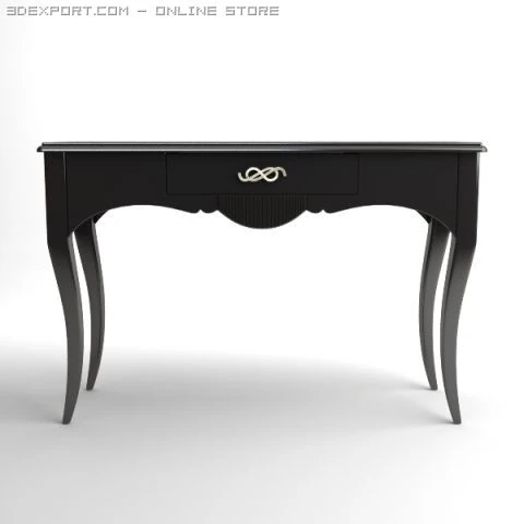 console table 3D Model .c4d .max .obj .3ds .fbx .stl .blend 
