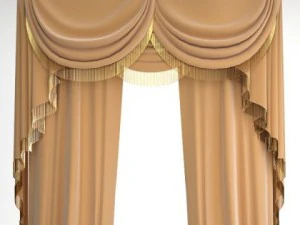 cortinas elegantes Modelo 3D