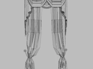 cortinas elegantes Modelo 3D