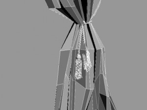 elegant curtains 3D 모델