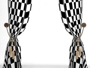 cortinas elegantes Modelo 3D