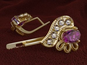 earrings 3D Model