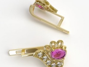 earrings Model 3D