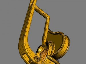 earrings Model 3D