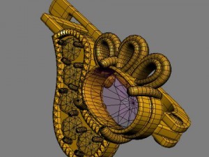 earrings Model 3D
