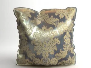 декоративна подушка парча фотореальна 3D Модель